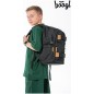 Školská taška pre teenagerov BAAGL Skate Darkness a vrecko na chrbát zadarmo