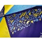 Detský skladací dáždnik: žltá/modrá