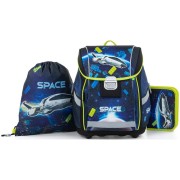 Školská taška Oxybag PREMIUM Light Space 23 3dielny set a dosky na zošity zdarma