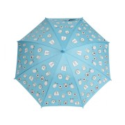 Detský dáždnik meniaci farbu Príšerky modrý