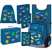 Školská taška OXY GO Stickers 7dielny set