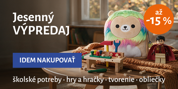 Jesenný výpredaj až –15 % je tu