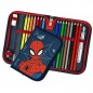 Školská taška PREMIUM Spiderman 4dielny set a box A4 číry zdarma