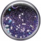 PopSockets PopTop Gen.2, tidepool Galaxy Purple, fialové trblietky v tekutine, výmenný vršok