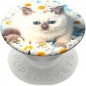 PopSockets PopTop Gen.2, Purr-fect Flower, mačiatko v kopretinách, výmenný vršok
