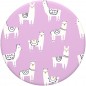 PopSockets PopTop Gen.2, LOTS Llama, lamy na ružovom podklade, výmenný vršok