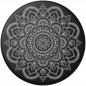 PopSockets PopGrip Gen.2, Starlight Mandala, biela mandala na čiernom podklade
