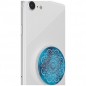PopSockets PopGrip Gen.2, Jewel Chakra, biela mandala na modrom podklade