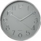 Hama Elegance nástenné hodiny, priemer 30 cm, tichý chod, strieborné/sivé