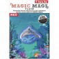 Vymeniteľný blikajúci obrázok Magic Mags Delfín Flash k aktovkám Step by Step SPACE, CLOUD a KID