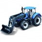 Traktor Bburago s nakladače Fendt 1050 Vario / New Holland kov / plast 16cm 2 druhy