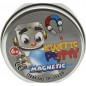 Hmota / plastelína 40g inteligentný magnetická 6cm mix farieb v plechovej krabičke