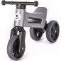 Teddies odrážadlo FUNNY WHEELS Rider Šport šedé 2v1, výška sedla 28/30 cm