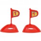 Minigolf sada kov / plast 2 paličky 28cm s doplnkami