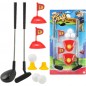 Minigolf sada kov / plast 2 paličky 28cm s doplnkami