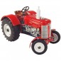 Traktor Zetor 50 Super červený na kľúčik kov 15cm 1:25