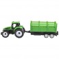 Traktor s vlekom plast 21cm na voľný chod 2 farby