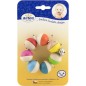 Hrkálka/Hrkadlo mini s rolničkou drevo priemer 8cm 6m+