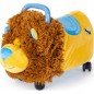 Odrážadlo FUNNY WHEELS Rider Ride-On levíček 50 cm plyšový modrý