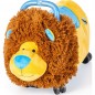 Odrážadlo FUNNY WHEELS Rider Ride-On levíček 50 cm plyšový modrý