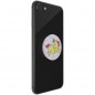 PopSockets PopGrip Gen.2, Glitter Jumping Unicorn, žltý jednorožec na ružovom podklade s trblietkami