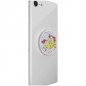 PopSockets PopGrip Gen.2, Glitter Jumping Unicorn, žltý jednorožec na ružovom podklade s trblietkami