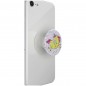 PopSockets PopGrip Gen.2, Glitter Jumping Unicorn, žltý jednorožec na ružovom podklade s trblietkami