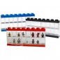 LEGO zberateľská skrinka na 16 minifigúriek - modrá