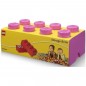 LEGO úložný box 8 - ružový