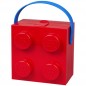LEGO Desiatový box s rukoväťou - červený