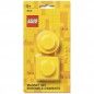 LEGO magnetky, set 2 ks žlté