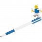 LEGO Gelové pero s minifigúrkou, modré - 1 ks