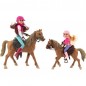 Kôň 2ks a bábika žokejka 2ks