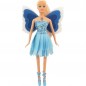 Bábika víla s krídlami svetlo modrá
