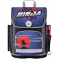 Školský set BAAGL Ergo Ninja taška + peračník + vrecko a vrecko na chrbát zadarmo