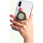 PopSockets PopGrip Gen.2, Festival Daisy Black, 3D margarétka na čiernom podklade