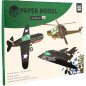 Modely 3D papierové lietadlá 8 ks