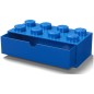 Stolný box LEGO 8 so zásuvkou - modrá