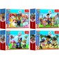 Trefl Minipuzzle 54 dielikov Paw Patrol 4 druhy