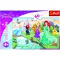 Trefl Puzzle Spoznajte princezné 60 dielikov