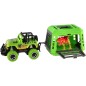 Auto RC s vlekom s dinosaurom