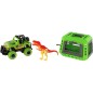 Auto RC s vlekom s dinosaurom