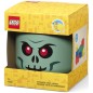 LEGO úložná hlava L - Zelený kostlivec