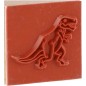 Pečiatky drevené 5+1 s poduškou dinosaury