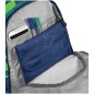 Školský batoh coocazoo MATE Lime Stripe 3dielny set peňaženka v rovnakom designe a doprava zdarma