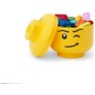 LEGO úložná hlava mini - Žmurkajúci chlapec