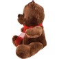 Medveď/Medvedík sediaci s mašľou plyš 12cm 4 farby 0m+