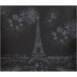Škrabací obrázok farebný Eiffelova veža 75x52cm v tube