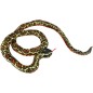 Had plyšový 200cm čierno-oranžovo-žltý