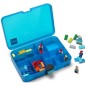 LEGO Úložný box s priehradkami - modrá
